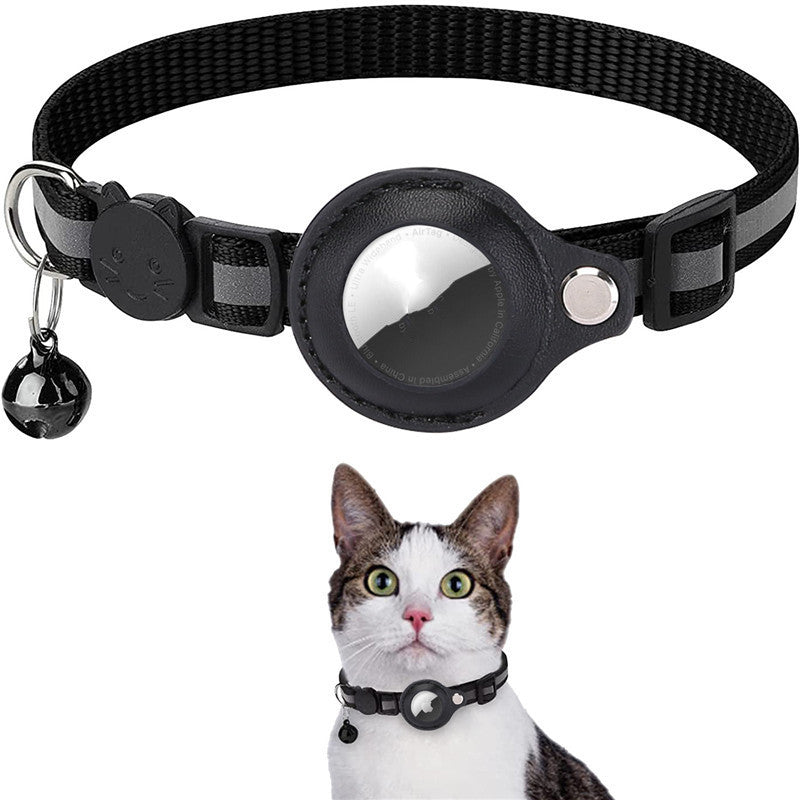 Reflective Pet Collar with Waterproof Tracker Holder Case in 16 Styles