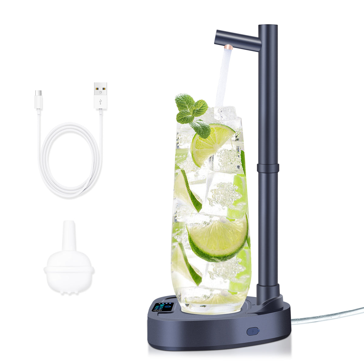 Rechargeable Automatic Water Dispenser With Stand For Desks