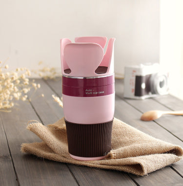 Rotating Car Door Cup Holder for Drinks, Bottles and Cans