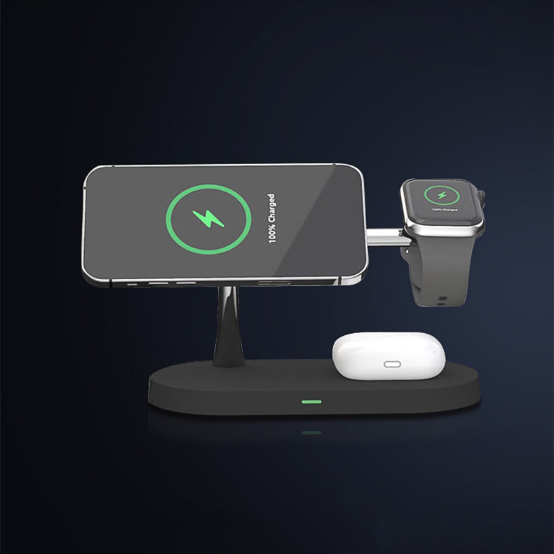 5 In 1 Magnetic Wireless Charging Station With Night Lamp