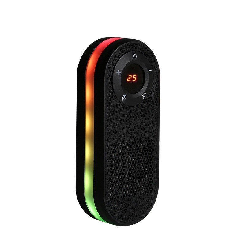 Small Electric Heater With Remote, 180 Degree Rotating