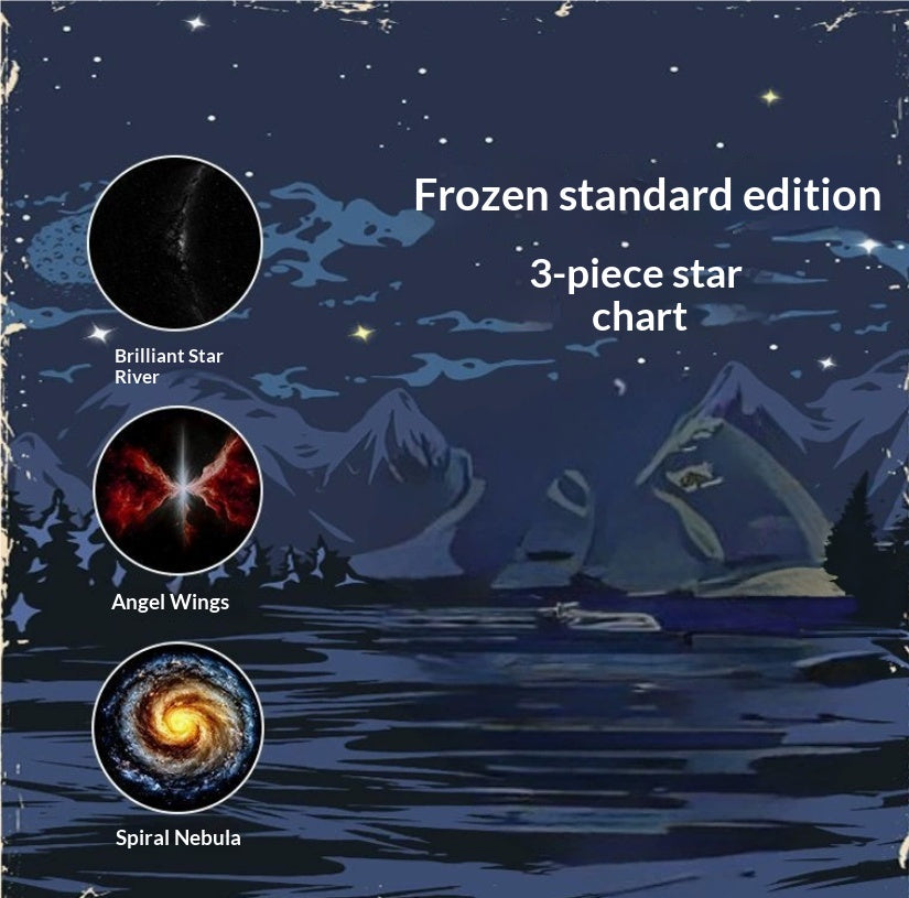USB Starry Sky Projection Night Light, Bedroom Lamp with Slides