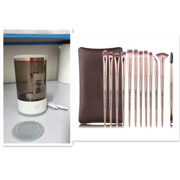 Electric Makeup Brush Cleaner With USB Charging, Automatic Spin