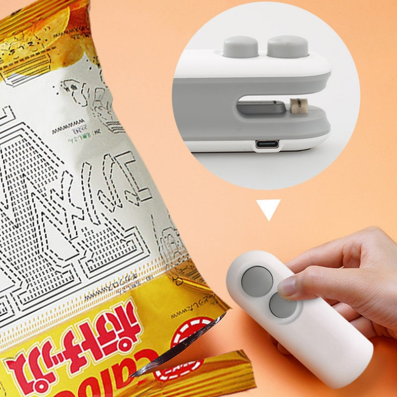 Handheld USB Mini Bag Sealer For Chip Bags and Snacks