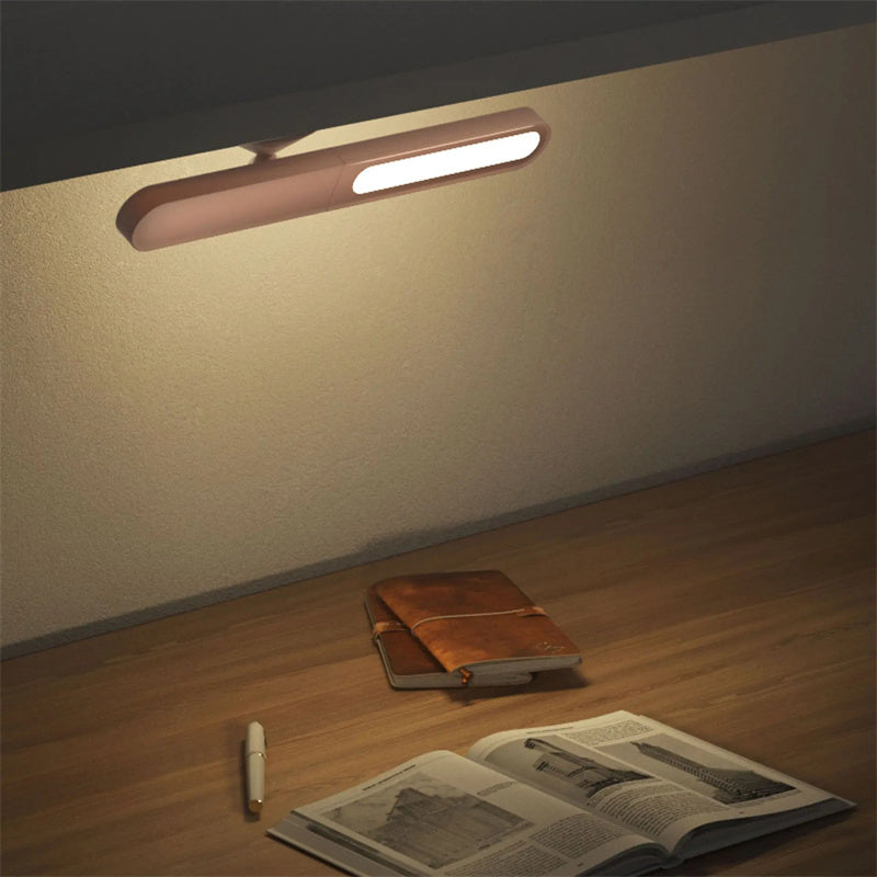 Reading Table Lamp with Geometric Design and Wireless Wall Mount