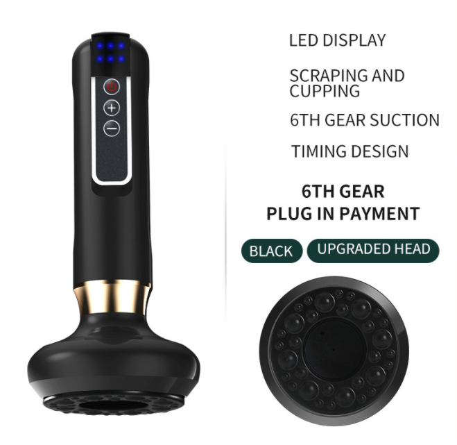 Electric Vacuum Cupping Massager with Gua Sha Suction for the Body
