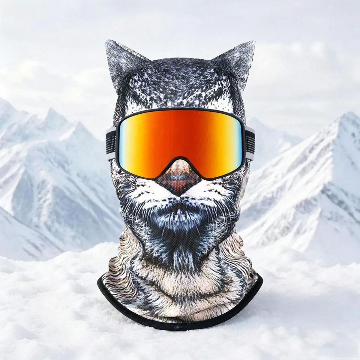 Realistic Winter Balaclava Face Mask, Windproof Fun Costume