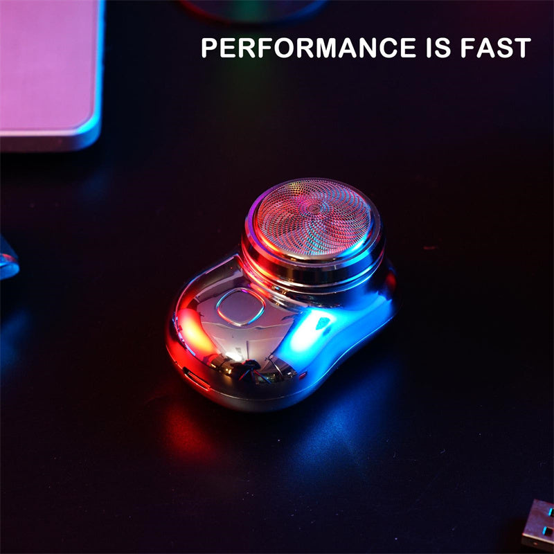 Mini Portable Cordless USB Electric Shaver for Men, Wet and Dry