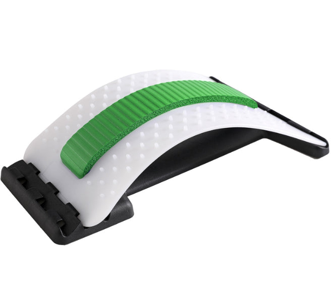 Adjustable Back Stretcher with Massage Points for Waist and Neck