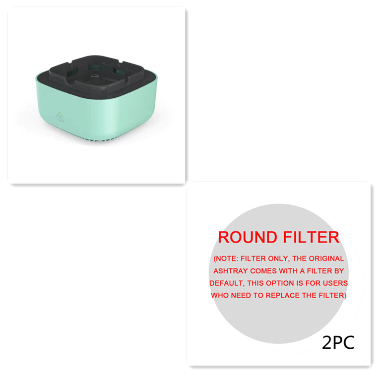Portable Car Ashtray With Anion Air Purifier And Automatic Open