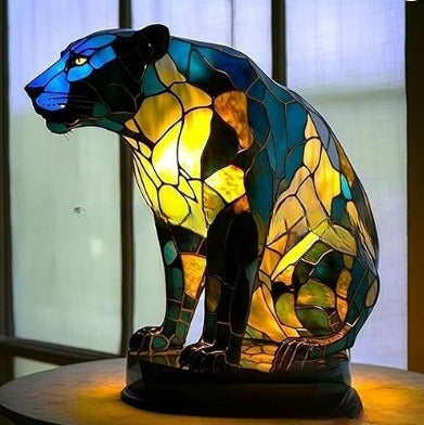 3D Animal Table Lamp With Colourful Light, Vintage Night Light