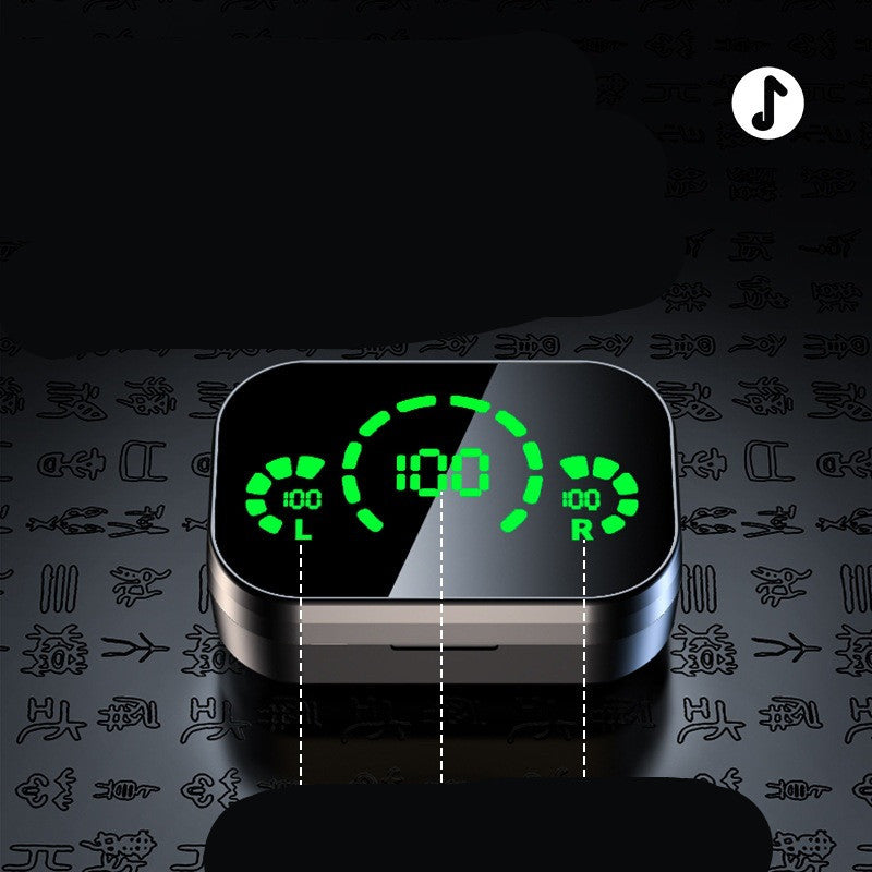 Wireless Bluetooth TWS Earbuds With LED Display And Charging Case