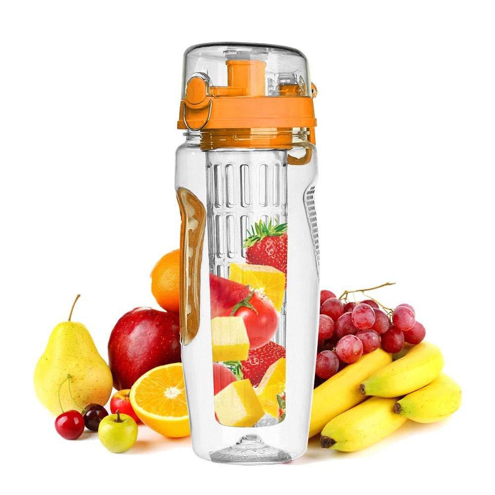 32oz Fruit Infuser Water Bottle In BPA-Free Plastic