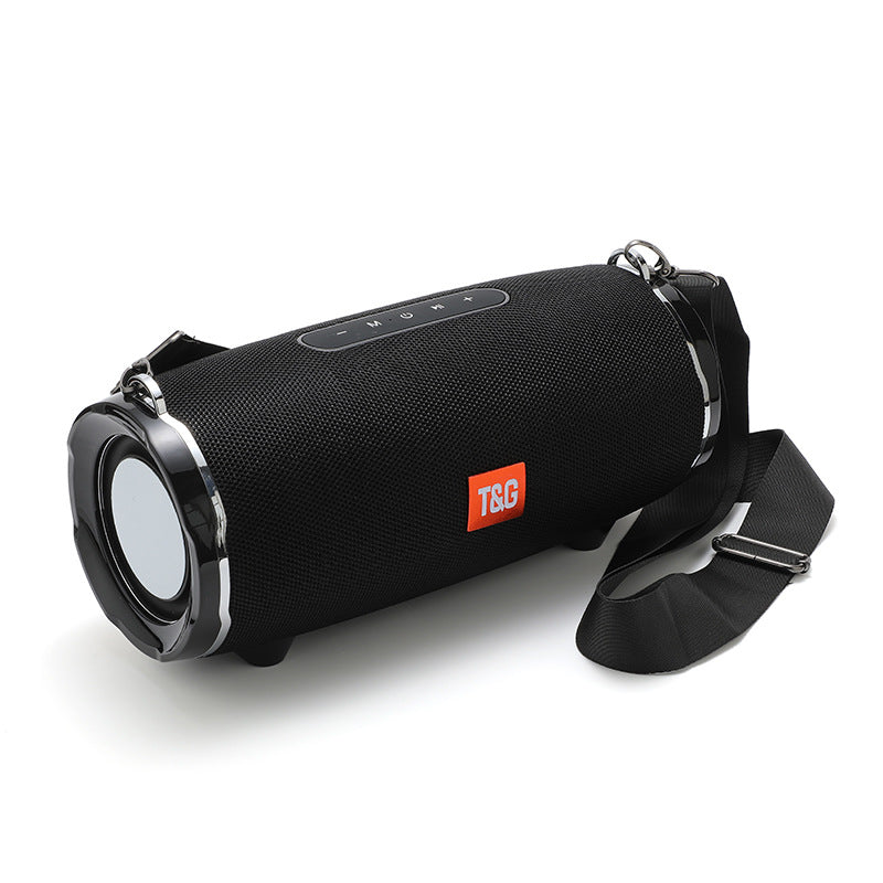 Portable 10W Waterproof Bluetooth Speaker with Subwoofer and LED Lights