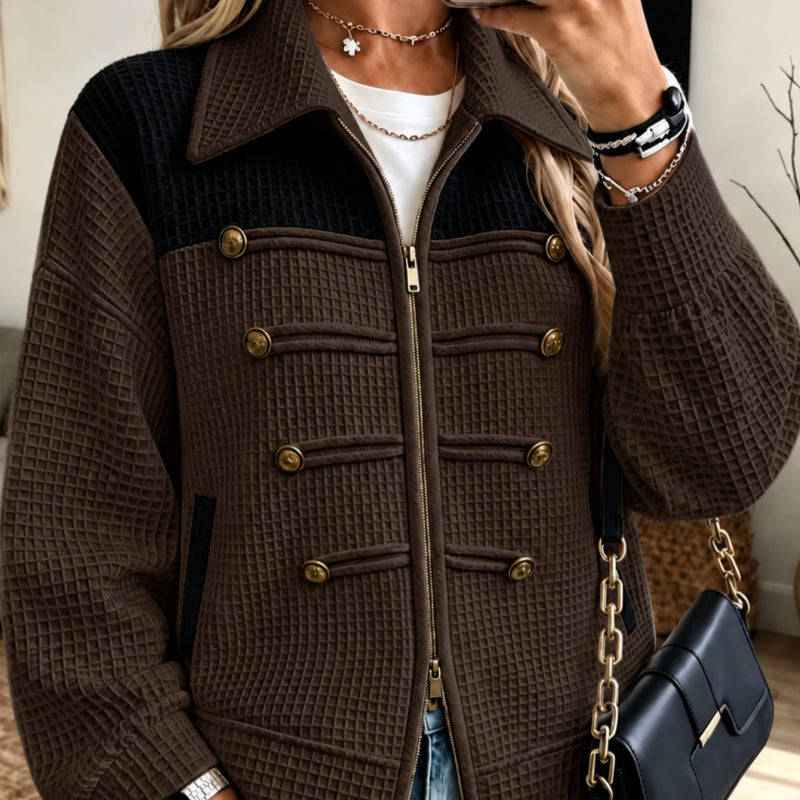 Women's Casual Jacket for Autumn and Winter in Four Colours