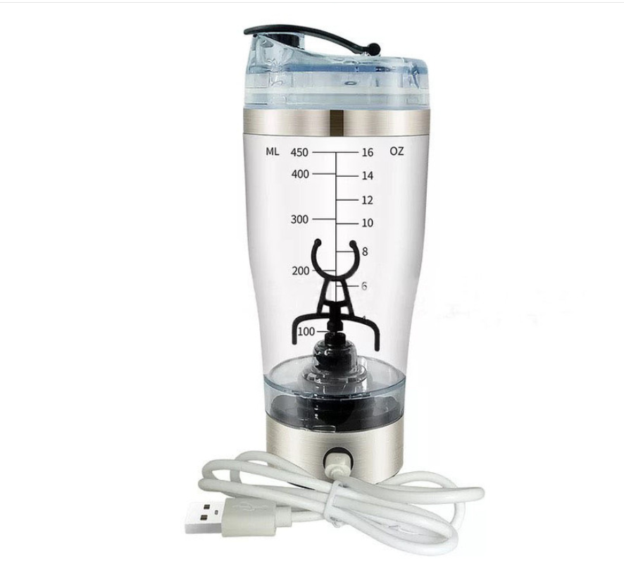 Electric Protein Shaker Bottle, USB Rechargeable Stirring Cup