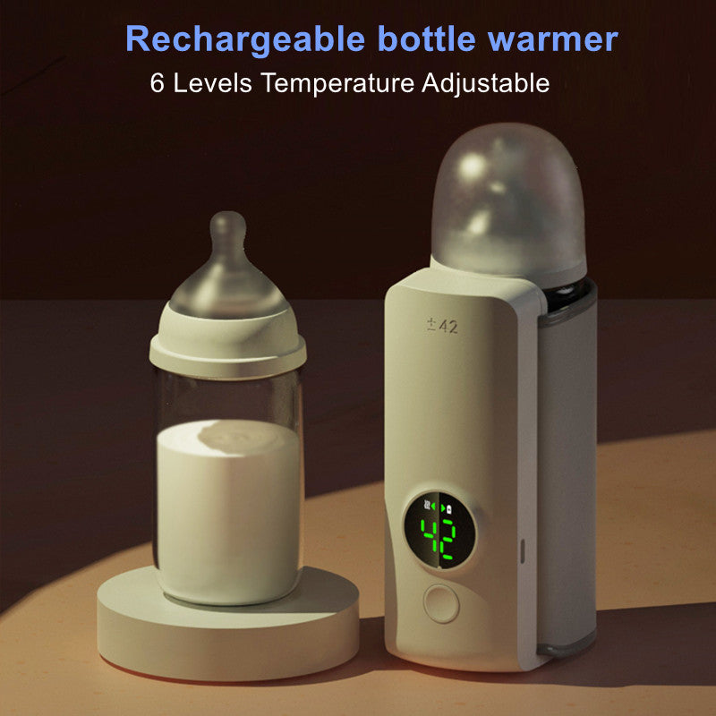 Portable Wireless Baby Bottle Warmer Bag, USB Rechargeable