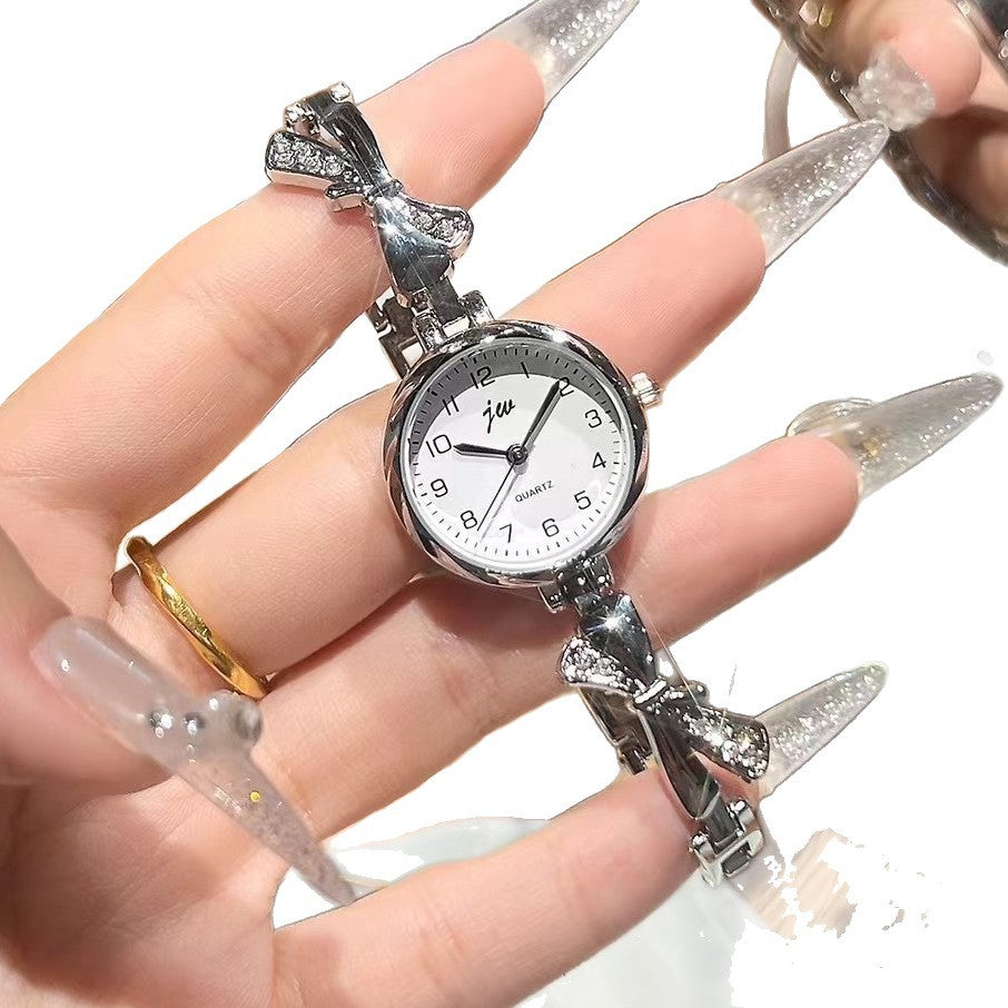 Women's Rose Gold Bracelet Watch with Slim Case, Gift Ready