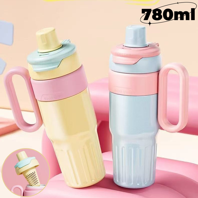 780ml Gradient Insulated Tumbler With Lid, Stainless Steel