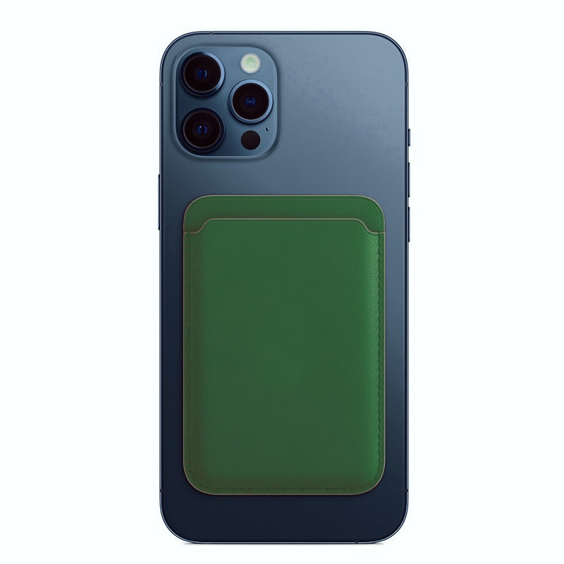 Magnetic Leather Card Holder Wallet Case for Phones in 18 Colours
