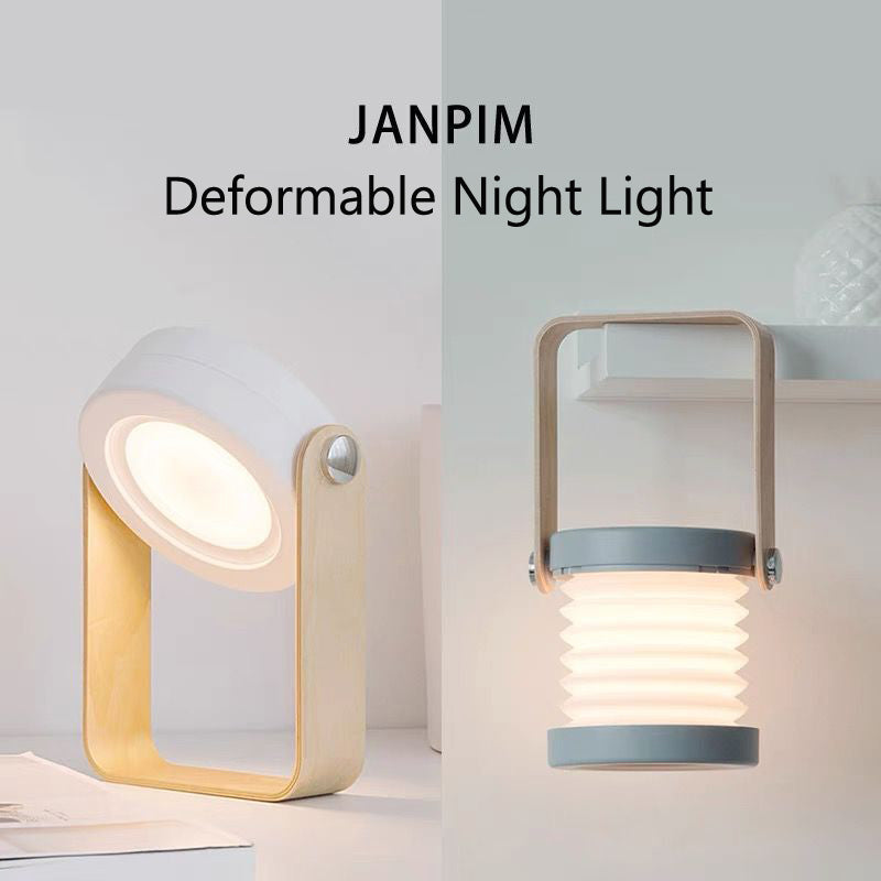 Foldable Touch Dimmable LED Reading Night Light, Rechargeable