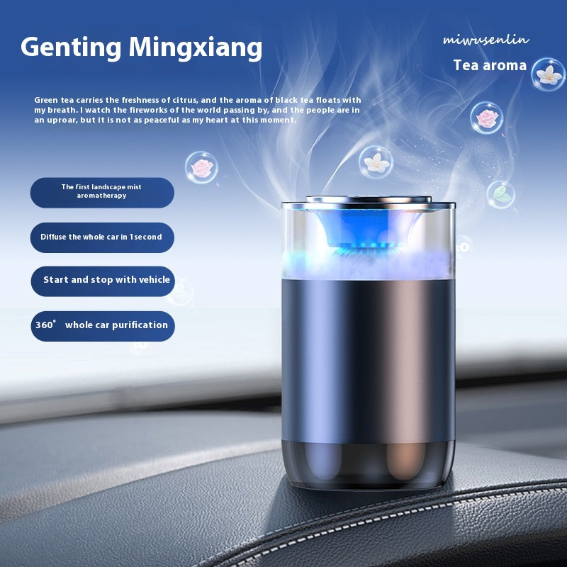 Car Air Freshener Cloud Mist Diffuser With Natural Fragrance