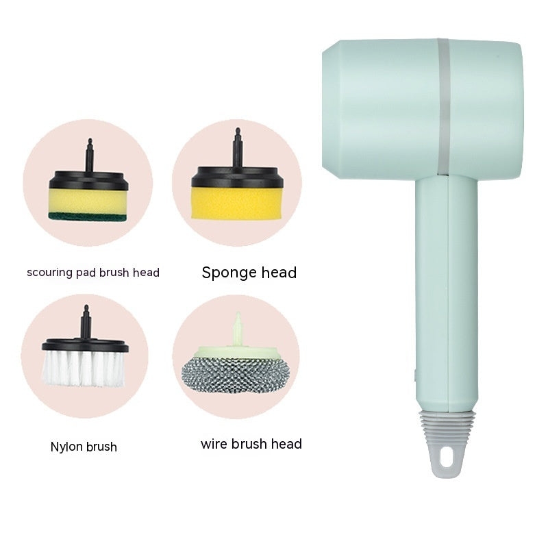 Cordless Electric Cleaning Brush For Dishes, Bathtub And Tiles
