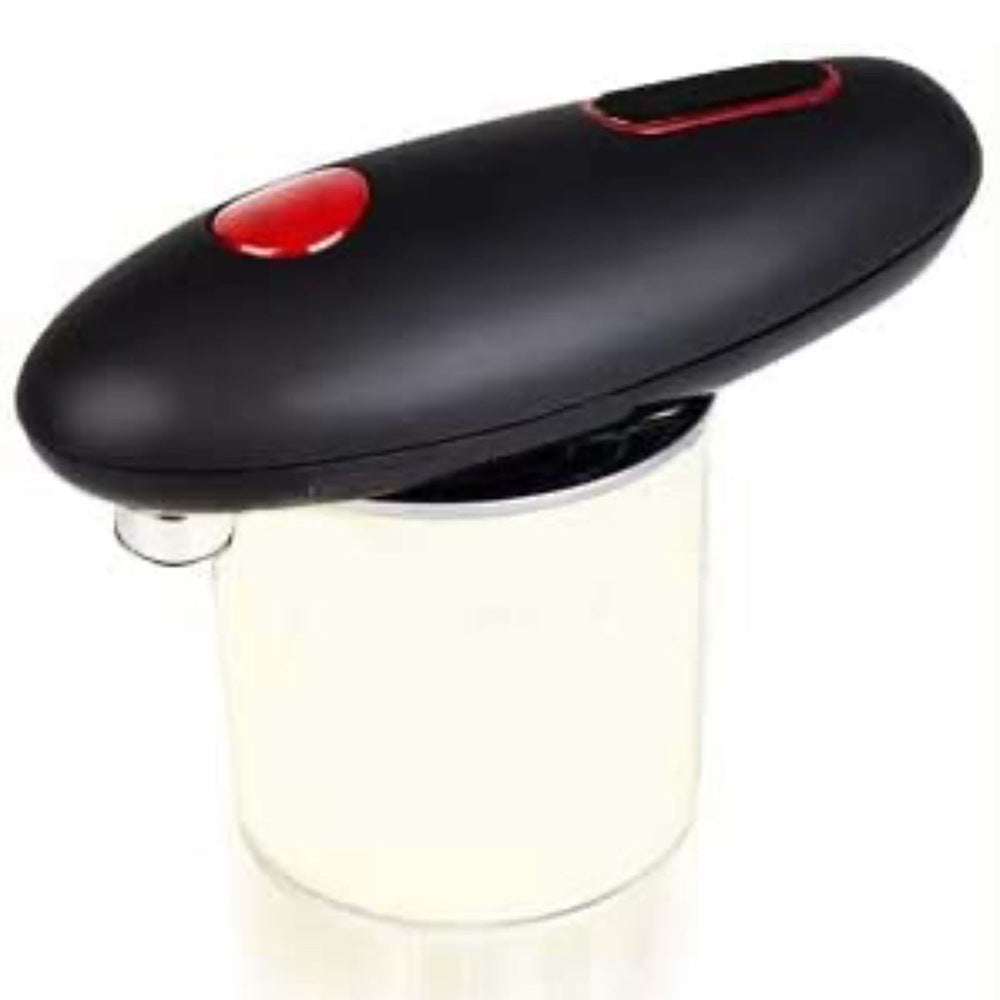 Electric Can Opener With One-Touch Hands-Free Operation