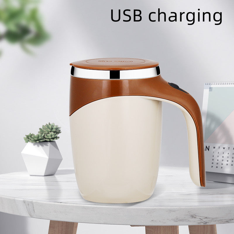Rechargeable Automatic Stirring Cup For Coffee And Milkshakes