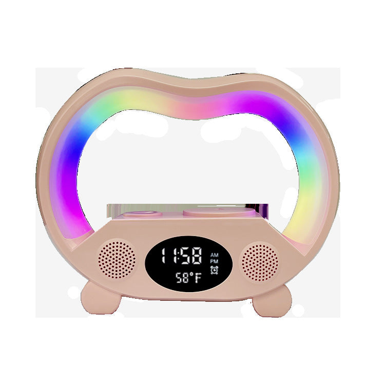 6 In 1 LED Table Lamp With Wireless Charger And Bluetooth Speaker