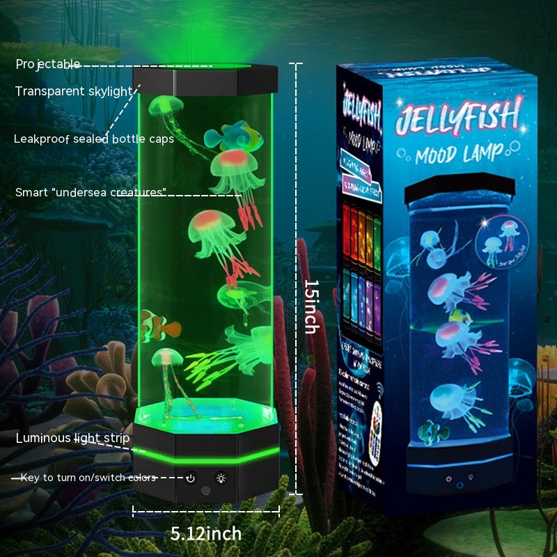 Jellyfish Lava Lamp With 17 Colours And Remote Control