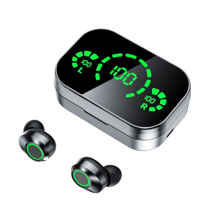 Wireless Bluetooth TWS Earbuds With LED Display And Charging Case