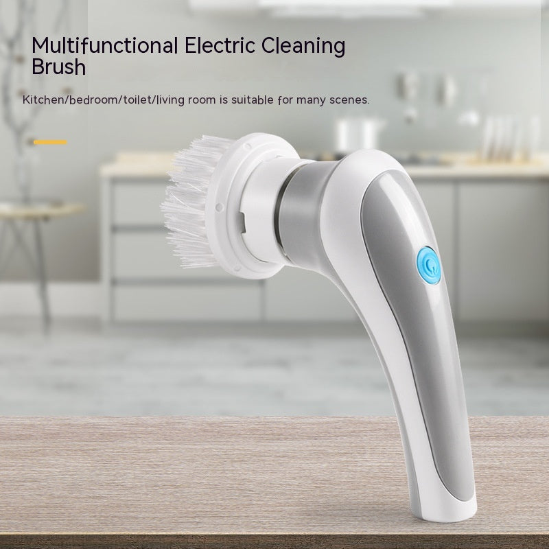 4-in-1 Cordless Electric Spin Scrubber Cleaning Brush