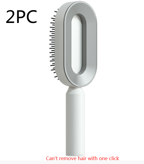 Self-Cleaning Airbag Hair Brush With Scalp Massage, Anti-Static
