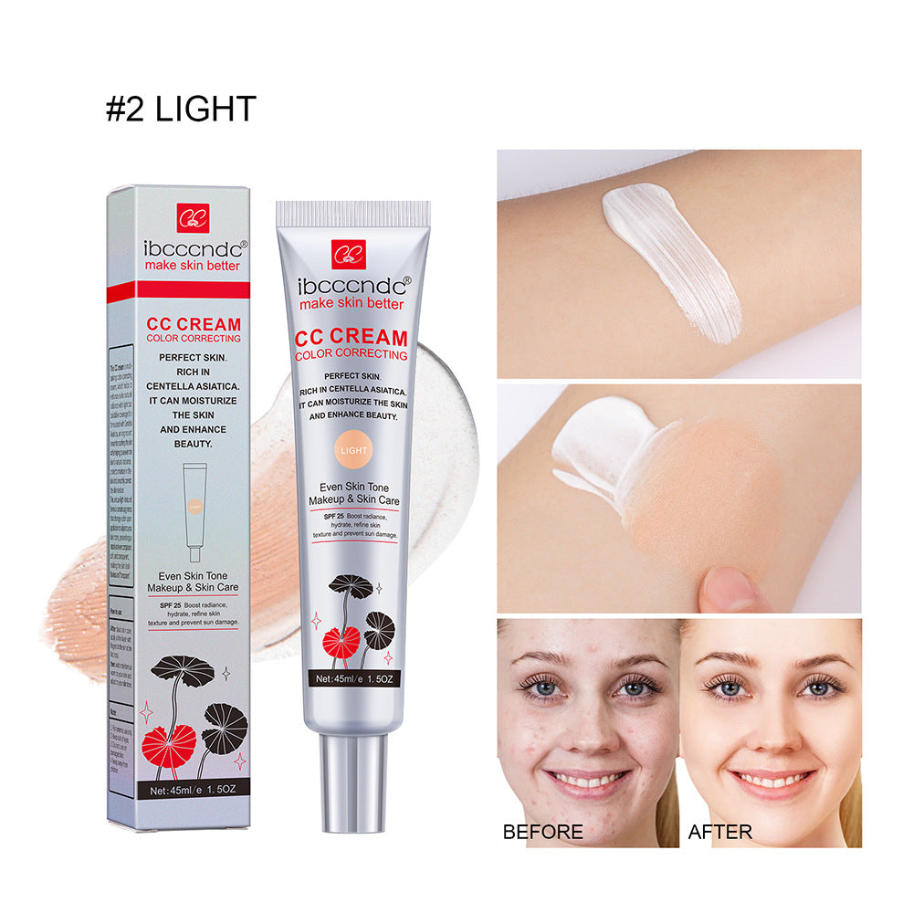 Moisturising Colour Correcting CC Cream, Waterproof Concealer