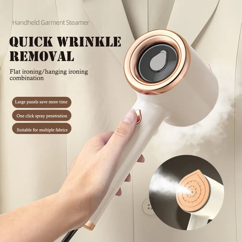 Mini Portable Handheld Garment Steamer, 33W Travel Iron