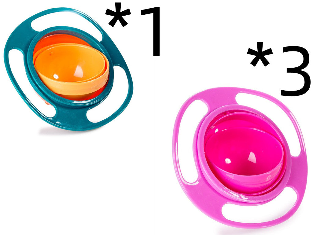 360 Rotating Spill-Proof Kids Bowl That Is Dishwasher Safe