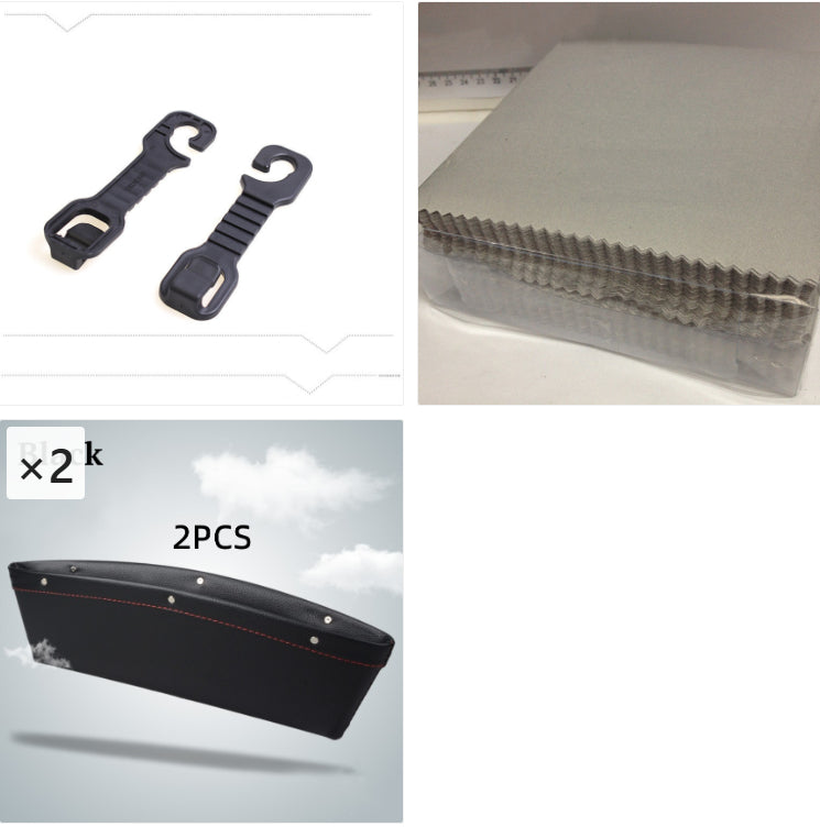 PU Leather Car Seat Gap Organiser Box for Phones, Keys and Cards