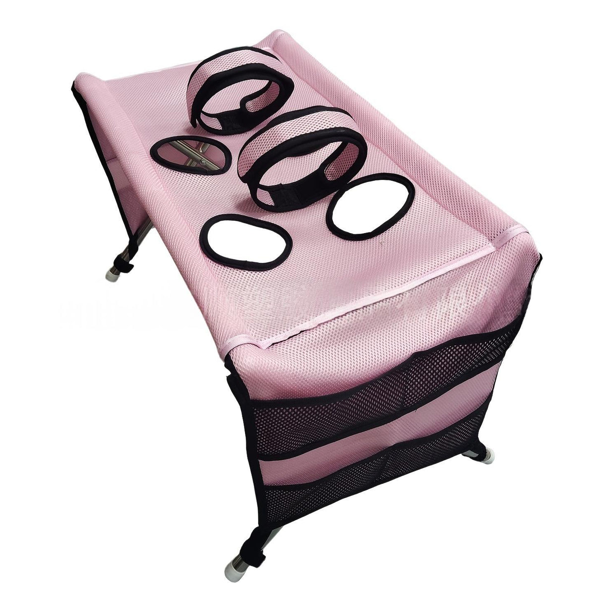 Stainless Steel Detachable Pet Bed with Soft Cloth Cover for Cats and Dogs