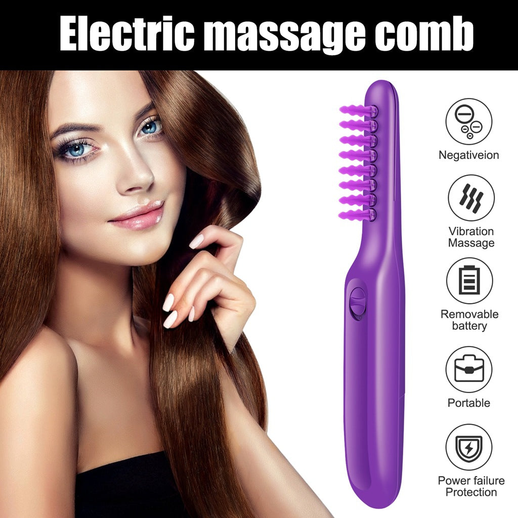 Electric Detangling Hair Brush with Scalp Massage Function