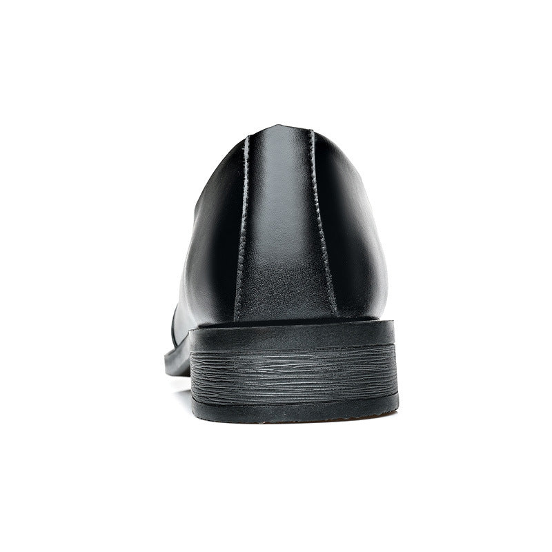 Men's Casual Pointed-Toe Slip-On Business Leather Shoes