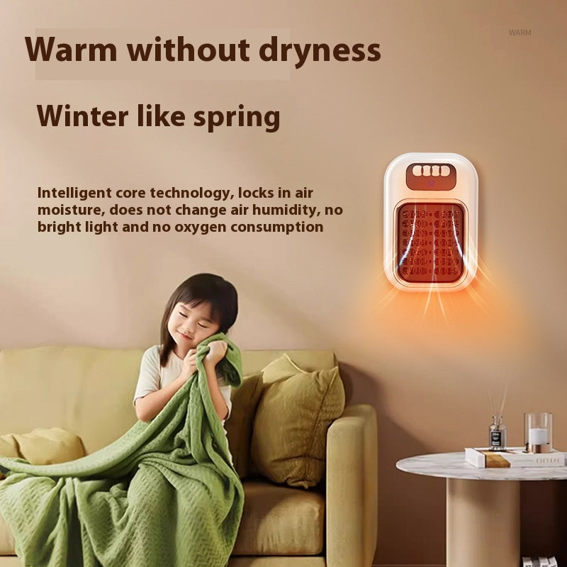 Wall Mounted Electric Heater With Remote, Silent Thermostat
