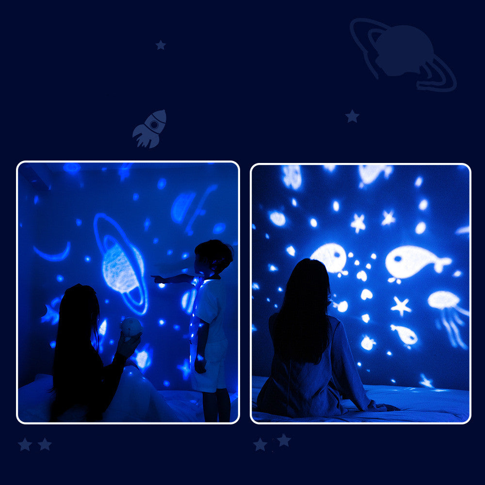 Galaxy Star Projector Astronaut Night Light for Kids Rooms