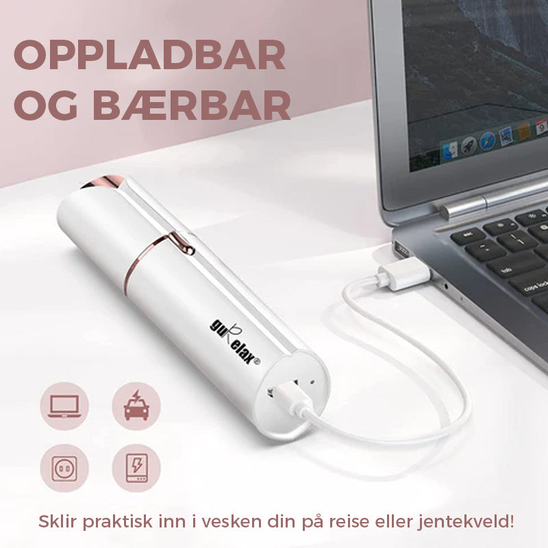 Women's Facial Hair Remover with USB Charging and Lipstick Design
