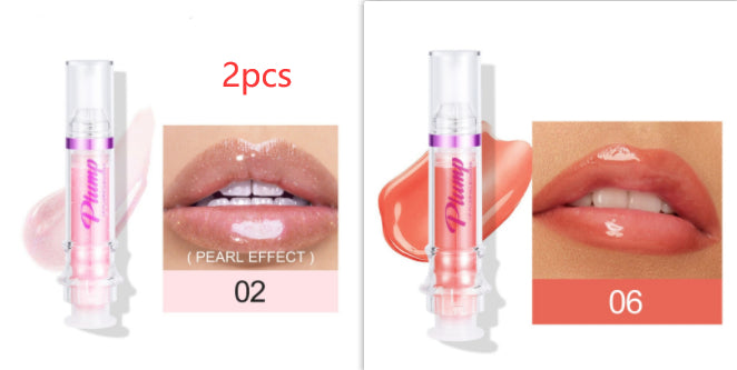 Glossy Tube Lip Gloss, Rich Colour Mirror Finish Liquid