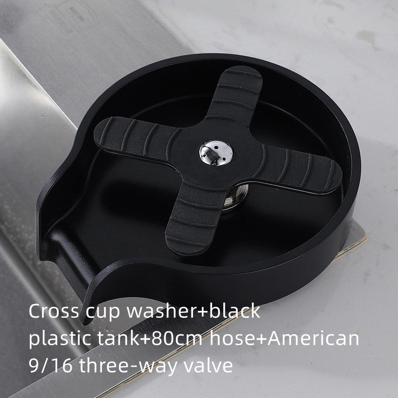 Stainless Steel Cup Washer Faucet for Sink and Bar Counter