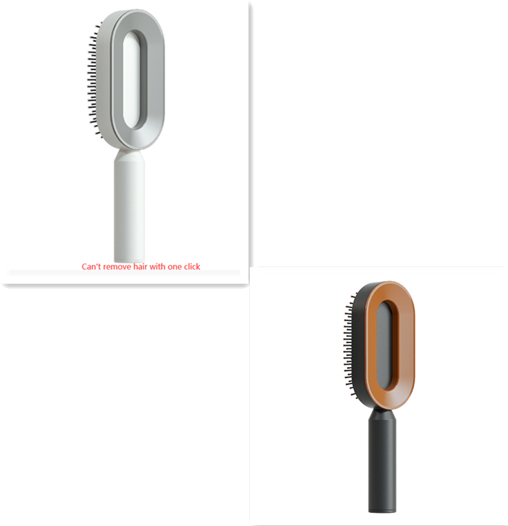Self-Cleaning Airbag Hair Brush With Scalp Massage, Anti-Static