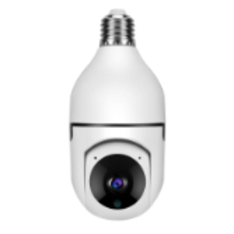 1080P WiFi Bulb Security Camera With 4X Zoom And Motion Alarm