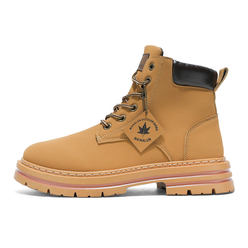 Men's Winter Workwear Boots In British Martin Style