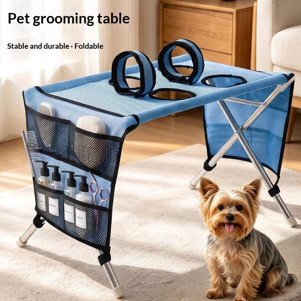 Stainless Steel Detachable Pet Bed with Soft Cloth Cover for Cats and Dogs